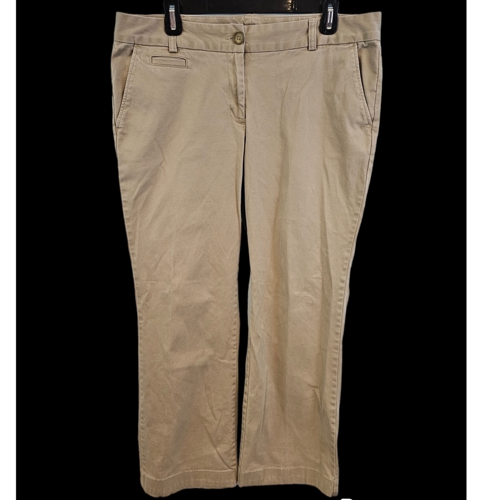 3/$25 Lands' End Size 12 Fit 1 Kahaki Pants